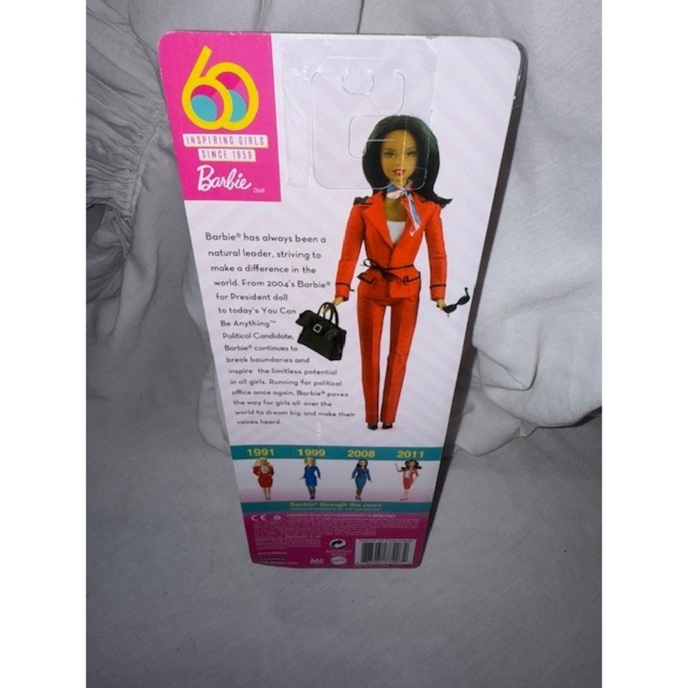 Barbie Political Candidate Doll Inspiring Women 60th Anniversary NIB - Picture 4 of 4
